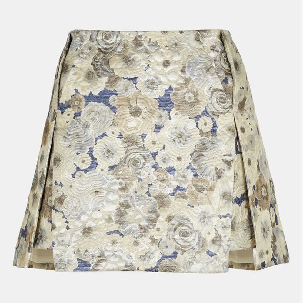 Topshop Floral Jacquard Skirt